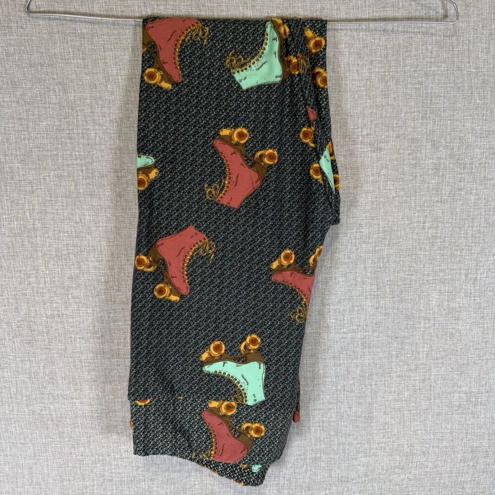 Rare LuLaRoe Roller Skate Leggings TC Tall & Curvy Retro Quad Skates LLR HTF
